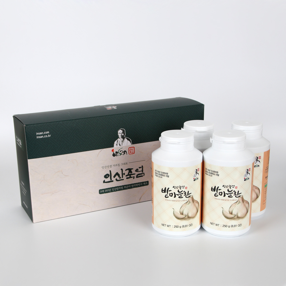 인산죽염 밭마늘환 4개 선물세트 [250g] - 상세 이미지 4