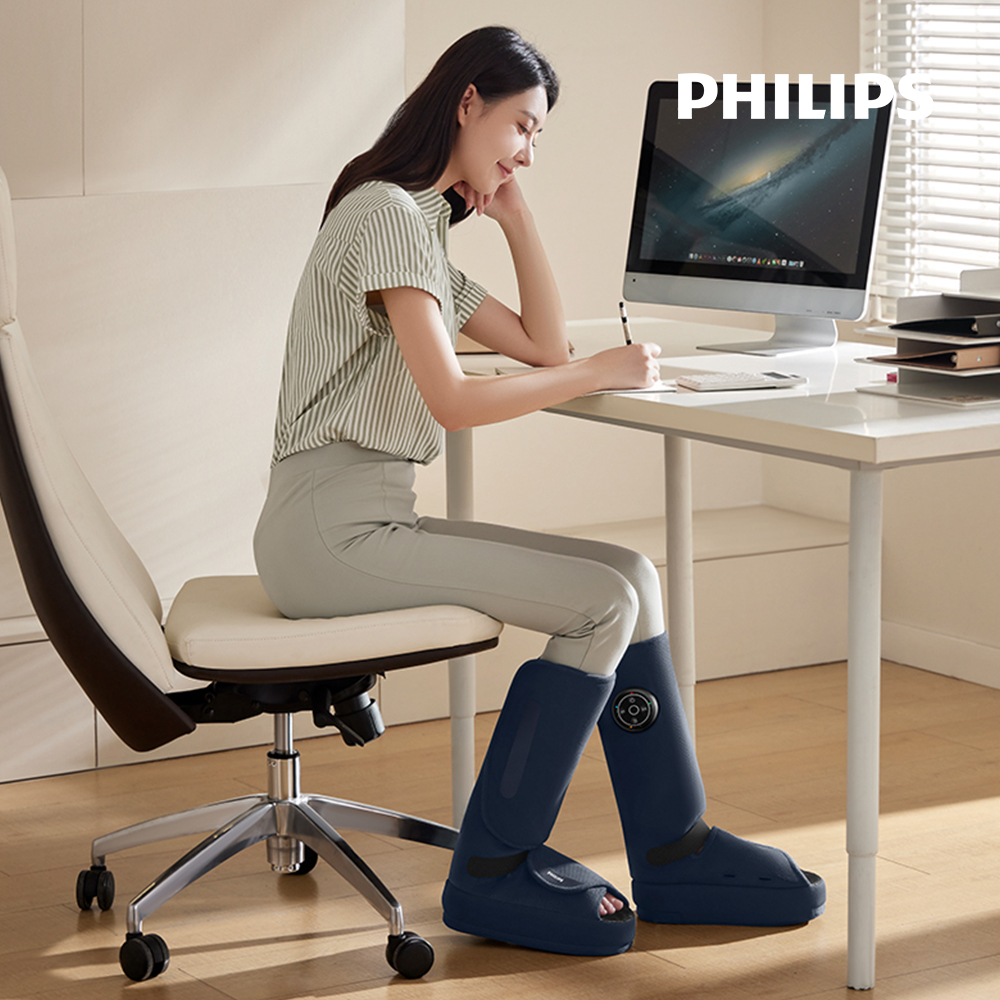 필립스 부츠 마사지기 PPM6541 발 다리 종아리 온열 발등 지압 안마기 상세 이미지 2