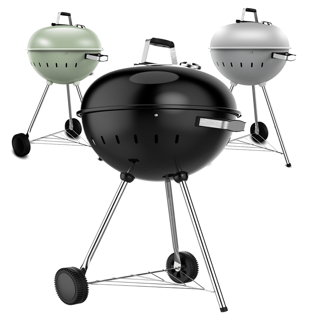 꾸버스 파이어볼 57 바베큐그릴 대형 훈제 훈연 직화 숯불 BBQ 야외 펜션 화로대 겸용