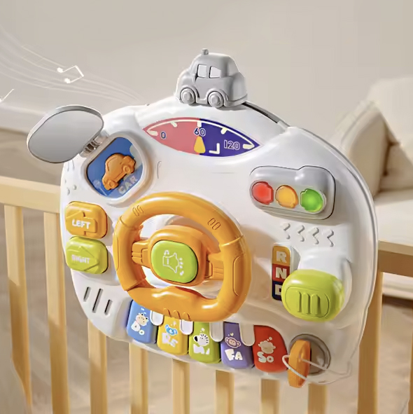 올리블리 운전대 러닝테이블 에듀테이블 유모차 장난감