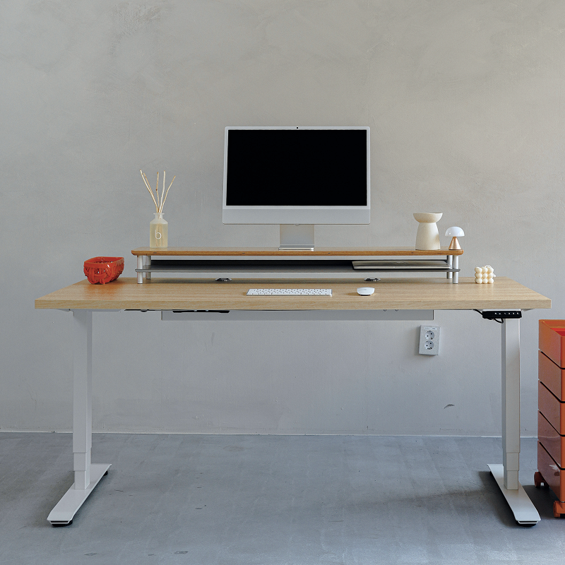 오프레임 LARGO 모션데스크 라르고 프리미엄 독일OKIN사 듀얼 모터 전동 3단 높이조절 책상