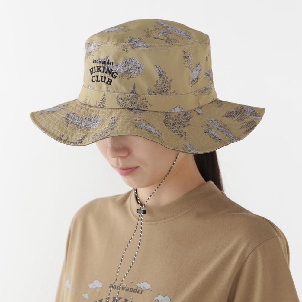 앤드원더 모자 hiking club reversible hat 25SS 리버시블 5745186300 - 상세 이미지 4