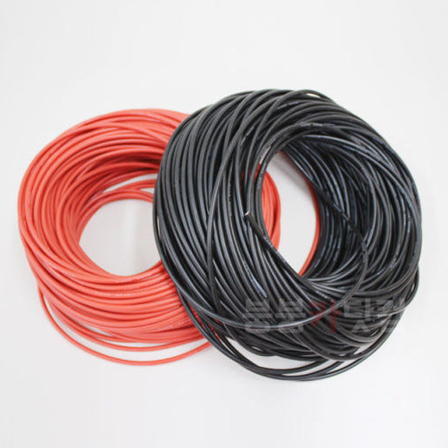 실리콘 케이블 14AWG 부터 4AWG 검정 빨강 1M씩 추가 - 상세 이미지 3