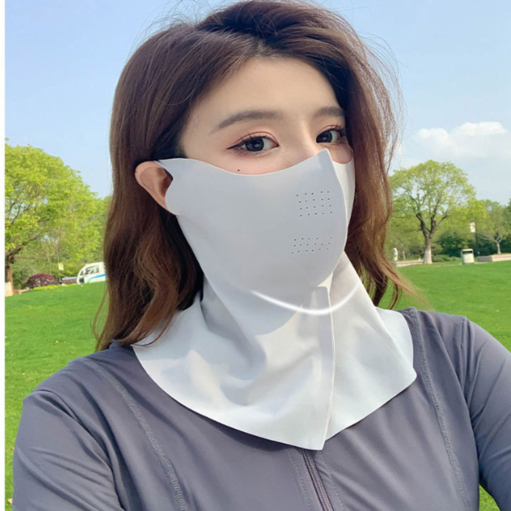1+1 여성 골프 자외선차단 안면 햇빛가리개 쿨 여름 얼굴 햇빛가리개 스포츠 등산 마스크 - 상세 이미지 3