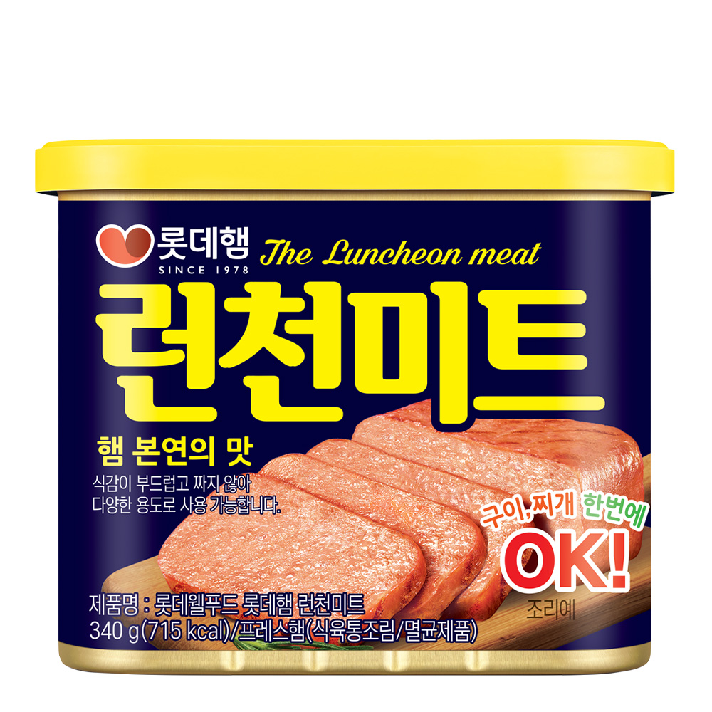 롯데푸드 런천미트 340g : 푸드뱅크주식회사