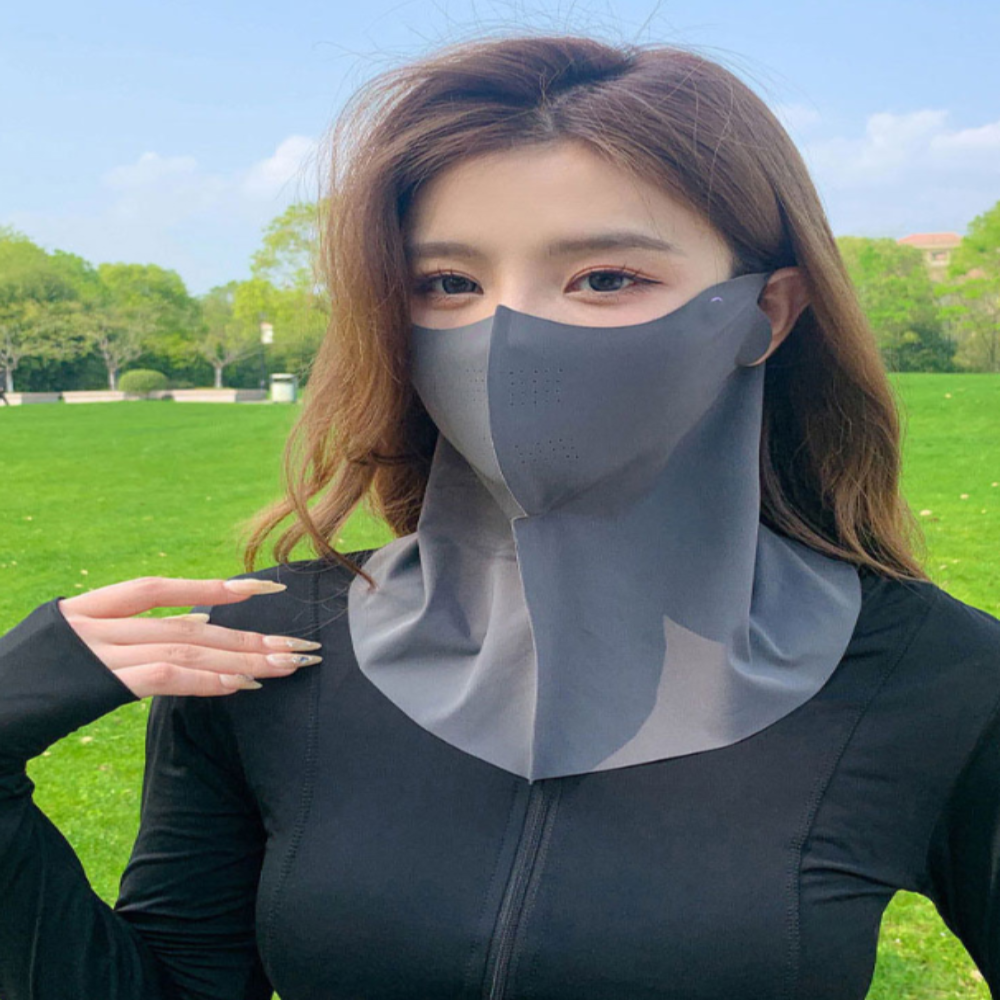1+1 여성 골프 자외선차단 안면 햇빛가리개 쿨 여름 얼굴 햇빛가리개 스포츠 등산 마스크 - 상세 이미지 4
