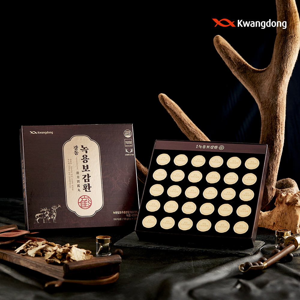 광동 발효녹용 녹용보감환 1박스 30환 침향환 침향단