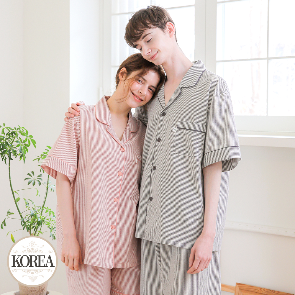커플 빅사이즈 잠옷 여성 남성 홈웨어 퍼스트2 25S703-803 - 상세 이미지 3