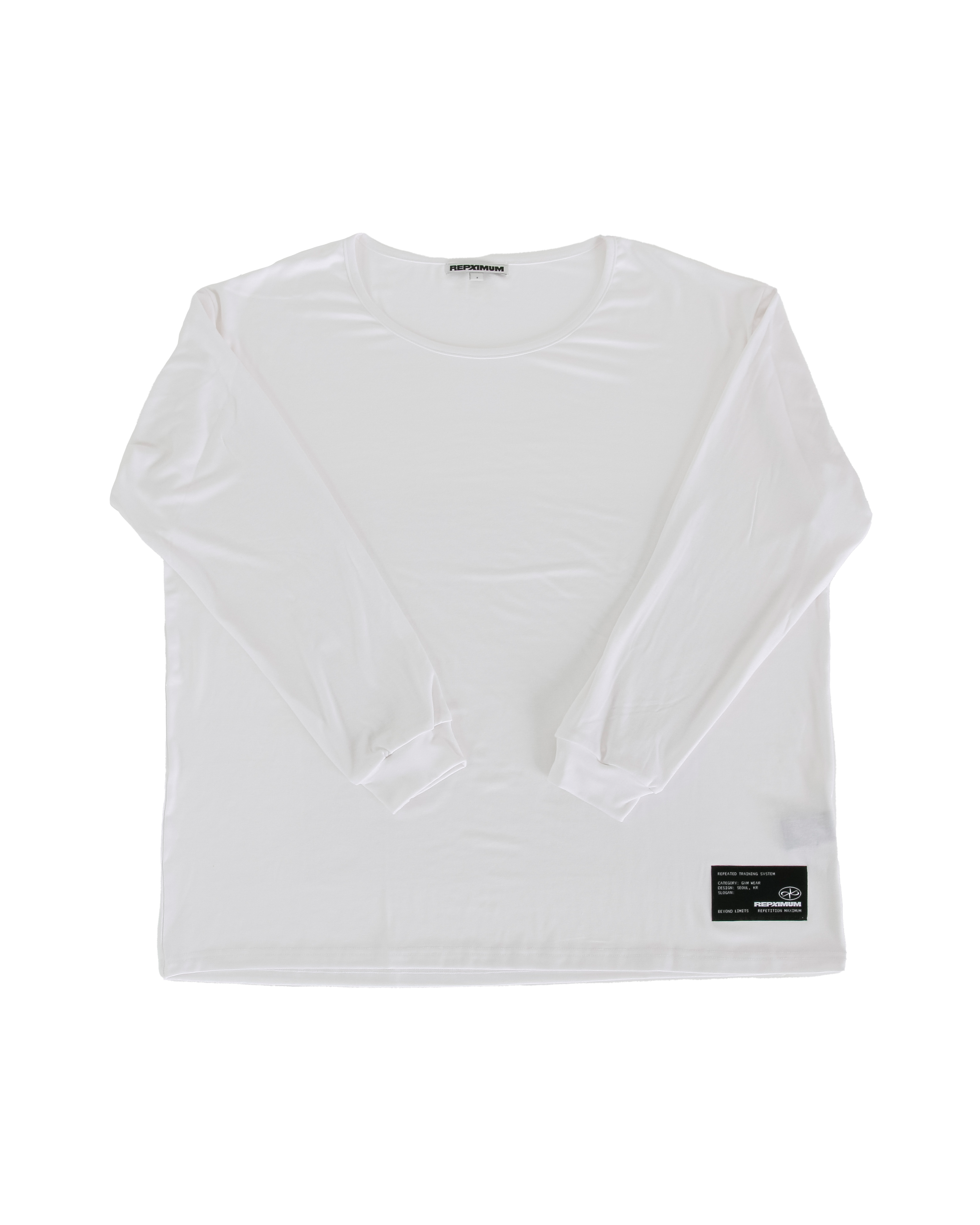루즈핏 와이드 U넥 롱슬리브 (4Colors) 이미지 3
