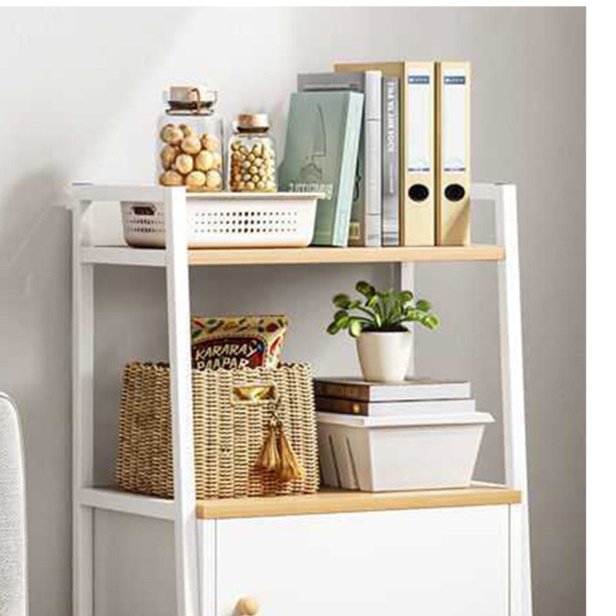 화이트 작은장식장 낮은 소형 장식장 수납장식장 거실진열장