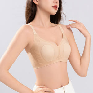 가슴작아보이는브라 라이트 수면 심리스 패드없는 얇은 노패드 뽕없는 시원한... 착용 후기 | 사이즈/핏 총정리 - 상품 이미지 1