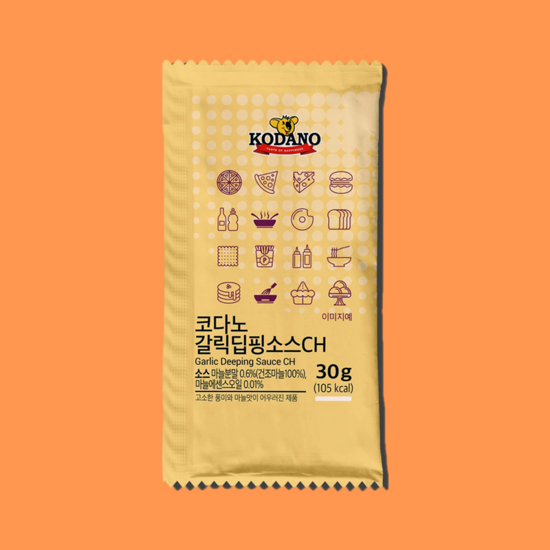 코다노 일회용 갈릭딥핑소스 30gx200봉지 BOX 치즈크러스트 피자 - 메인 이미지