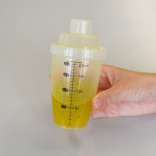 코쿠보 샐러드 드레싱 메이커200ml 쉐이커 용기 오일병 소스통 일본 피크닉 도시락 - 메인 이미지