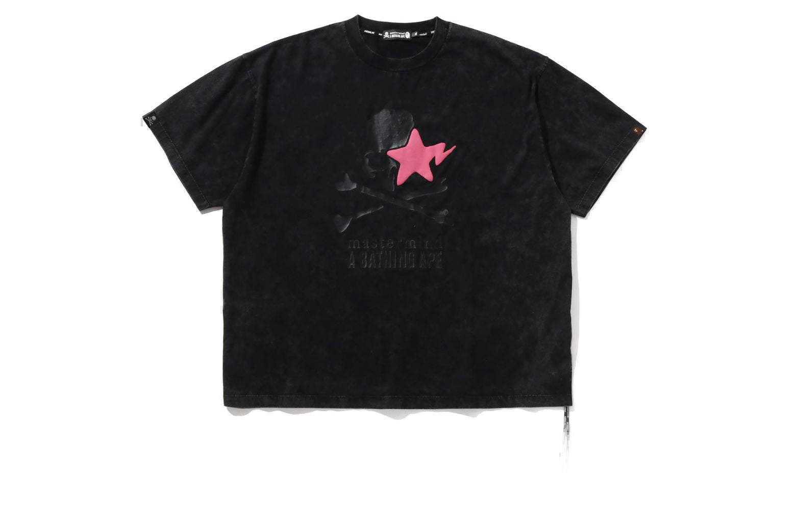 베이프 X MMJ 반팔티 CGARMENT DYE LOGO RELAXED FIT TEE 15TH 4월 신상 1L23-109-906 - 상세 이미지 3