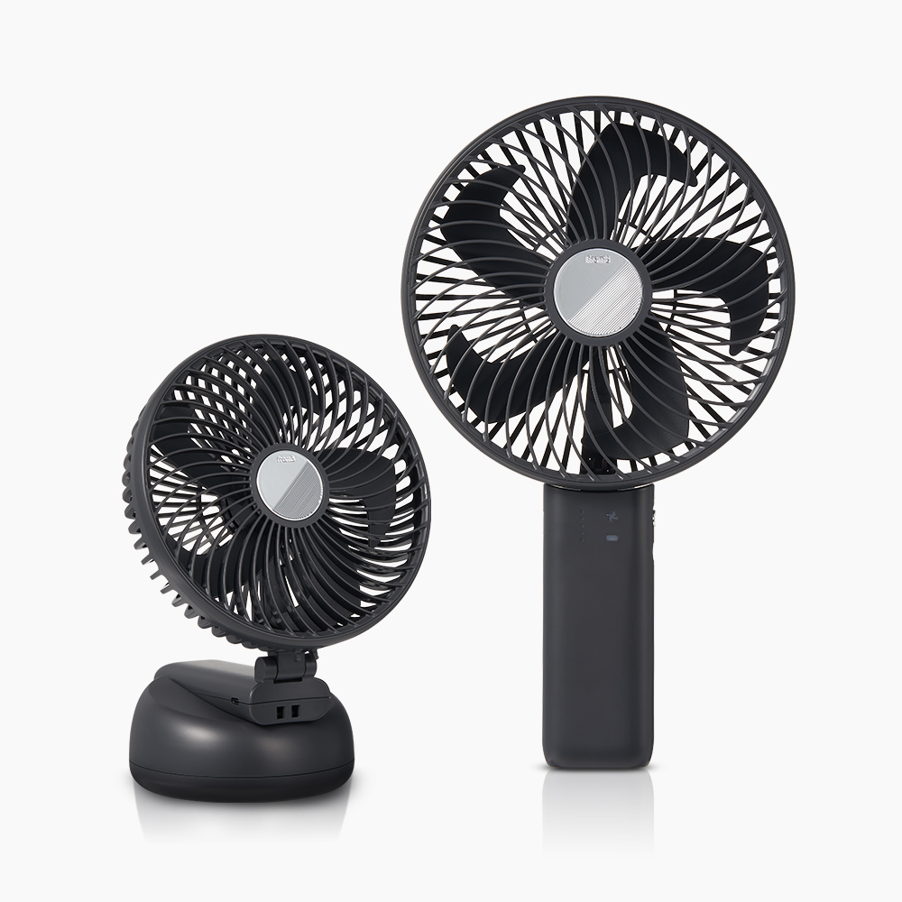 프롬비 윈드스핀 빅팬 무선 폴더블 휴대용 선풍기 FB150 쿨그레이 제품 이미지