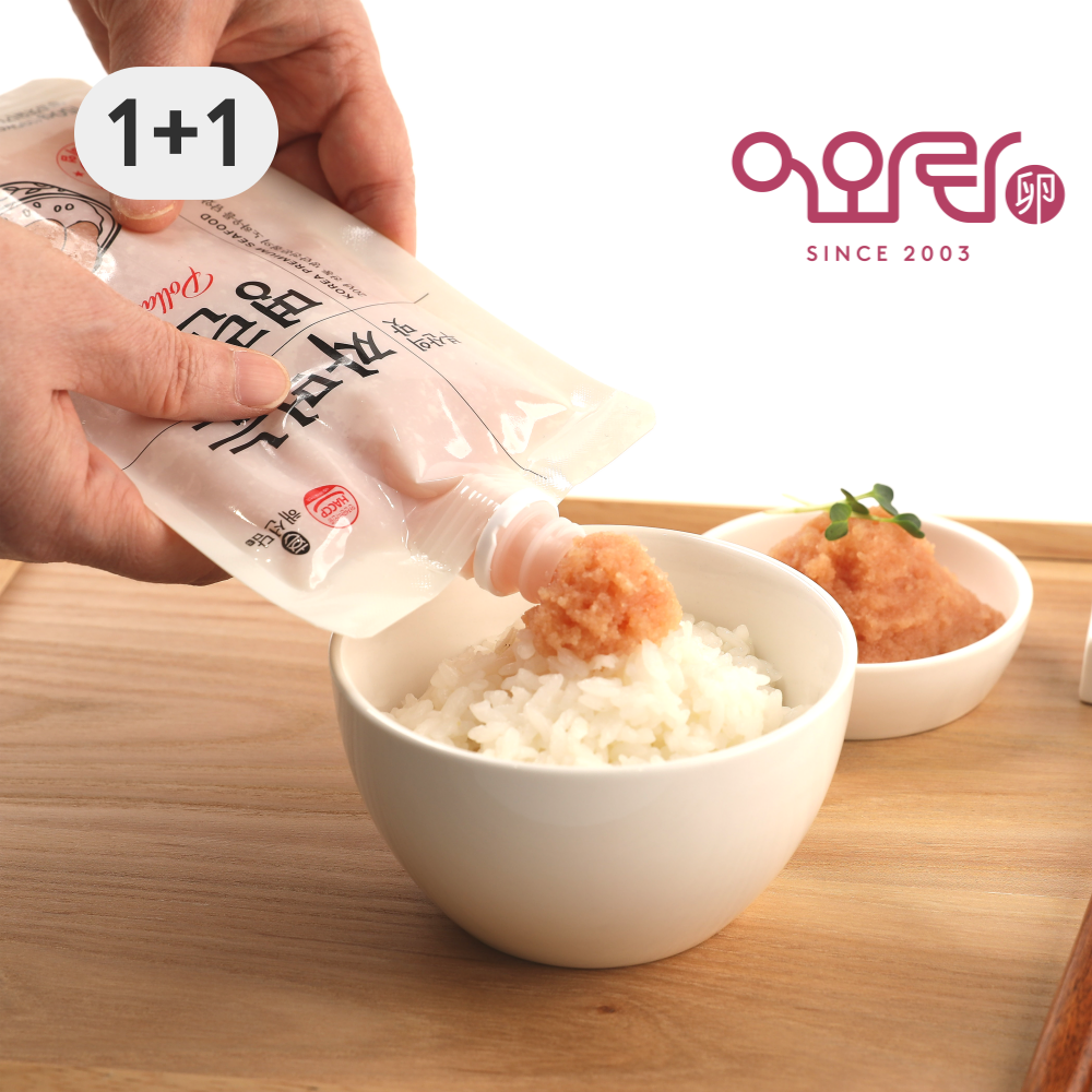 짜먹는명란 명란 튜브 저염 명란젓 어와란 백명란 150g+150g