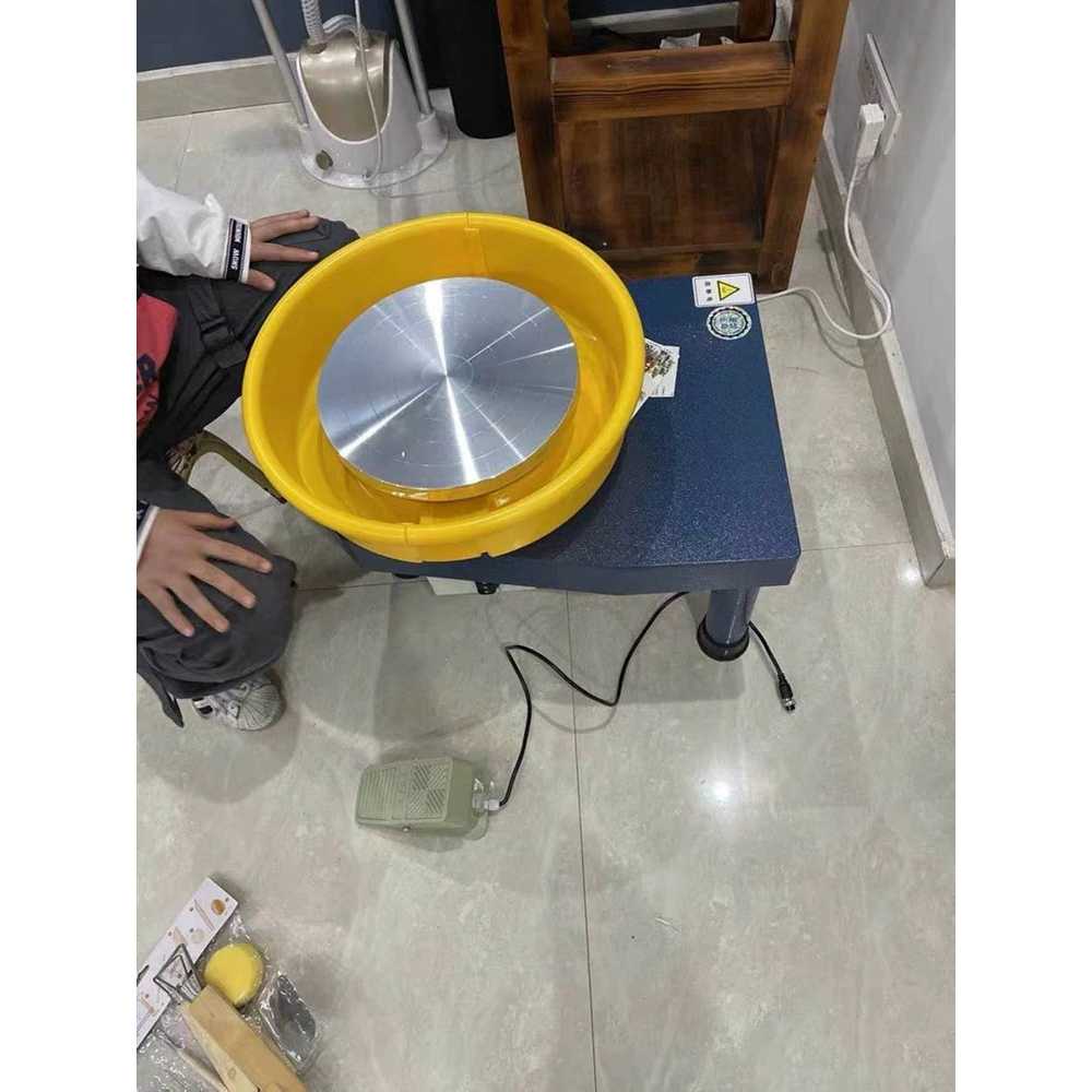물레 전기 도자기 만들기 상품 턴 테이블 공방 진흙 도예 200W+페달 모델 - 상세 이미지 5