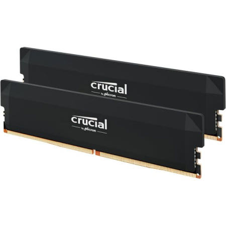 Crucial [해외]크리티컬 프로 DDR5 RAM 32GB 키트(2x16GB) 6000MHz CL36, 오버클럭 데스크톱 게임 메모리, 인텔 XMP 3.0 및 AMD 엑스포 호환 - 블랙 CP