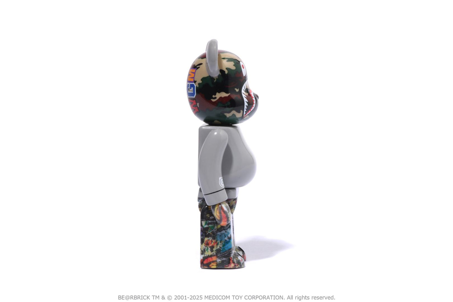 베이프 베어브릭 LEGACY CAMO SHARK BE@RBRICK 100%&400% 4월 신상 1K73-185-905 - 상세 이미지 5