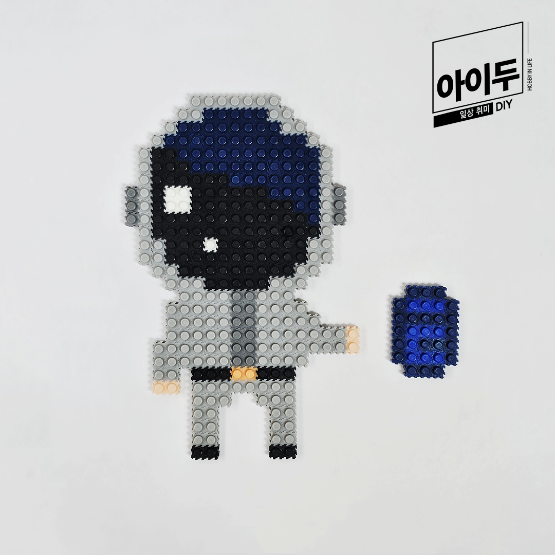 아이두DIY 미니블럭 8mm 외국 위인 닐 암스트롱 블록 역사 조립하기 - 메인 이미지