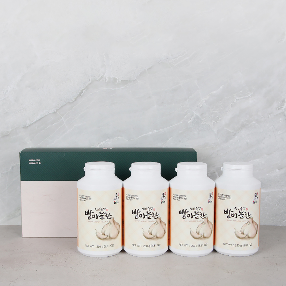 인산죽염 밭마늘환 4개 선물세트 [250g] - 상세 이미지 5