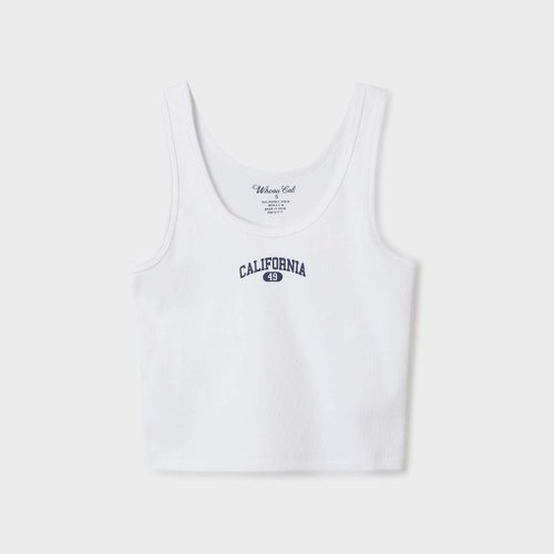 [후아유](신세계 마산점)Campus Lettering Sleeveless  WHRNF2621F : 신세계백화점
