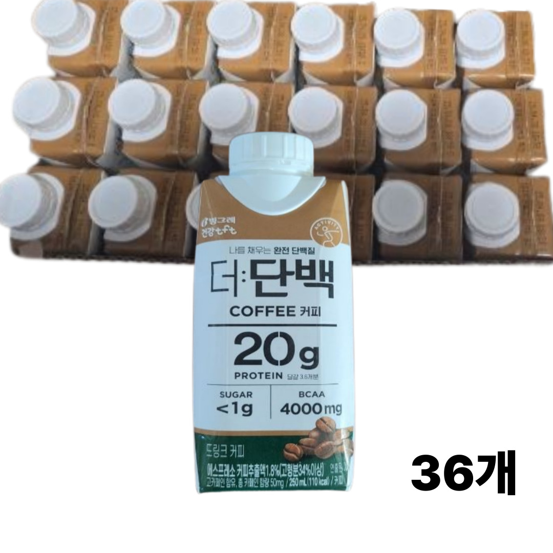빙그레 더단백 드링크 커피 250ml 36팩 : 파노다