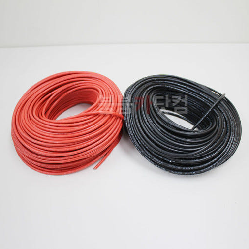 실리콘 케이블 14AWG 부터 4AWG 검정 빨강 1M씩 추가 - 상세 이미지 2
