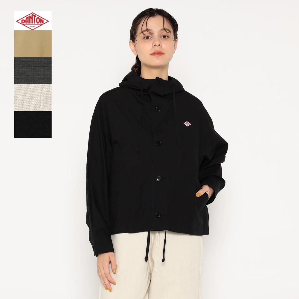 단톤 여성 다운프루프 린넨 후드 바람막이 DT-A0474CFD 36 BEIGE