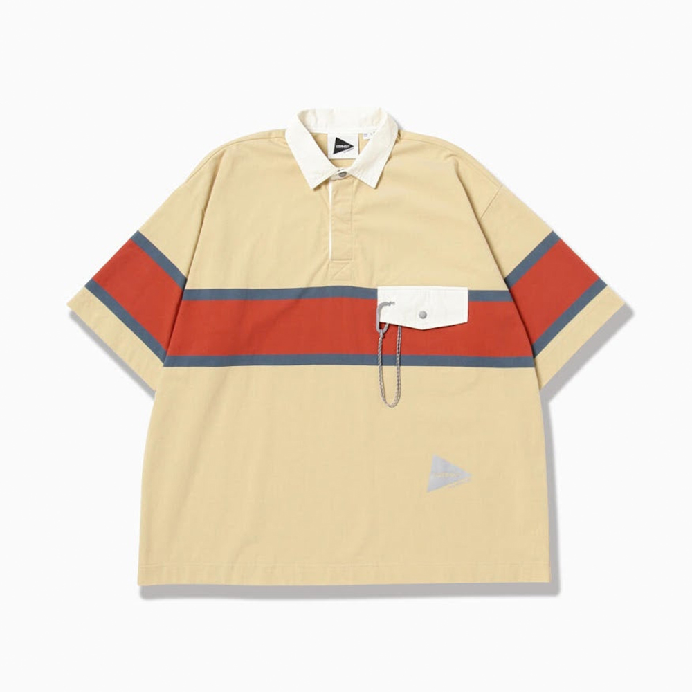 앤드원더 티셔츠 GRAMICCI x and wander tech rugby shirt 25SS 럭비 반팔 5745184518 - 상세 이미지 2