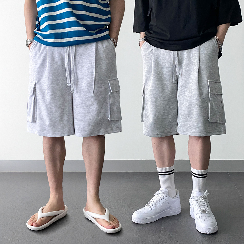 1+1 버뮤다카고팬츠 남자밴딩반바지 카고반바지 - 상품 이미지