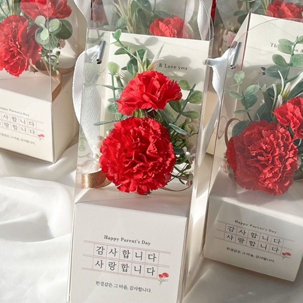 박대표마켓 카네이션 브로치 코사지 스승의날 어버이날 선물 - 상품 이미지