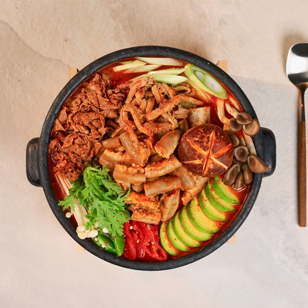 얼큰 푸짐 한우곱창전골 1000g 캠핑 안주 찌개 - 상세 이미지 3
