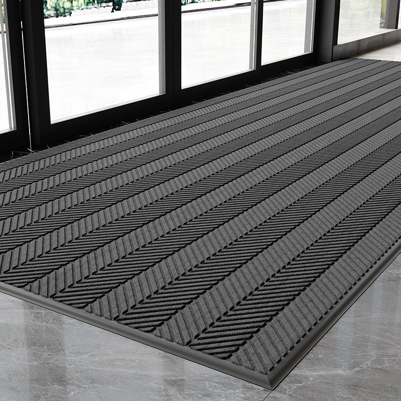 출입구 현관 매트 깔판 호텔 빌딩 입구 카페트 헤링본_ 스톤그레이 150x220cm