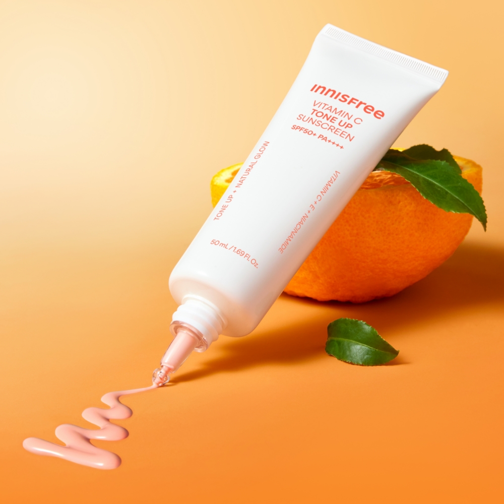 [신제품/광노화케어] 비타민C 잡티 톤업 선크림 SPF 50+ PA++++ (미백,UV에이징) 50ml, 1개 제품 이미지