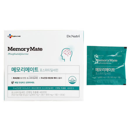 CJ웰케어 닥터뉴트리 메모리메이트 포스파티딜세린 30포 1개