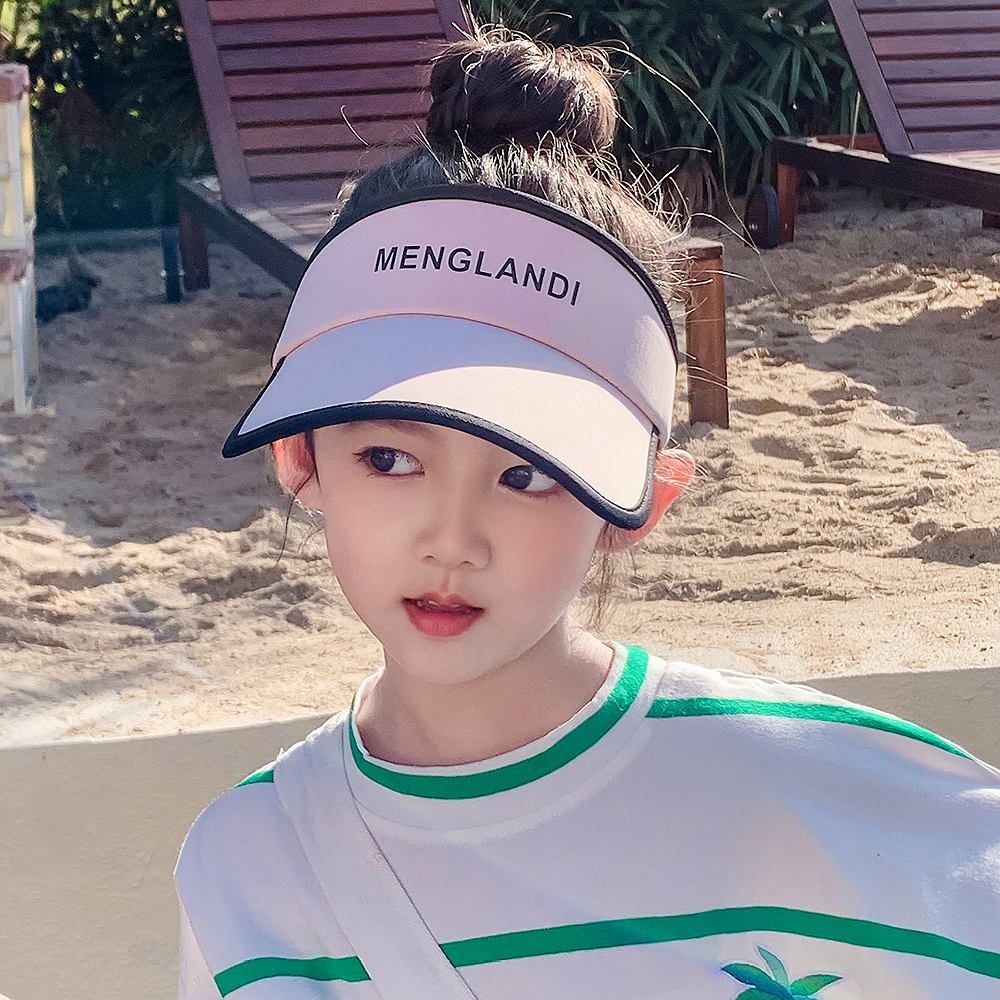 키즈 아동 유아 남아 여아 초등 학생 어린이 여름 챙 햇빛 가리개 썬햇 썬캡 나들이 모자 - 상세 이미지 3
