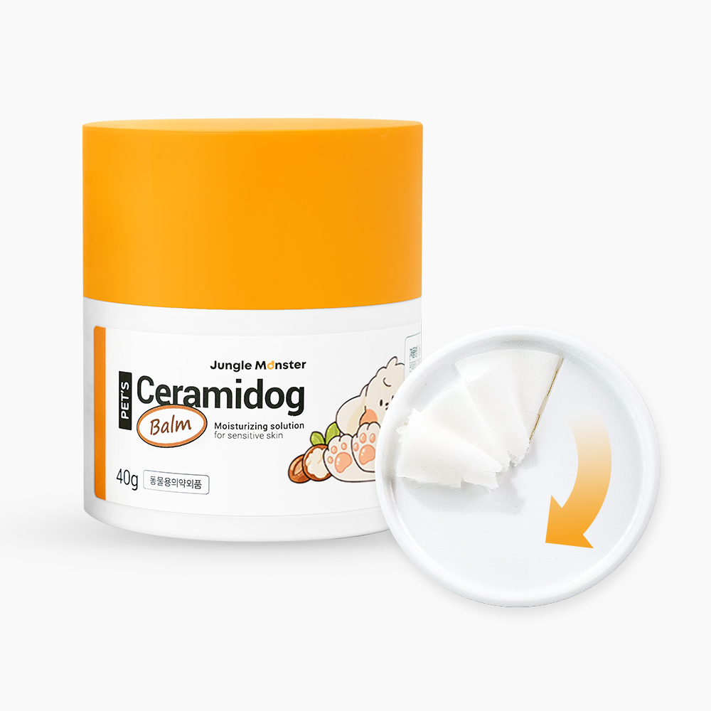 정글몬스터 세라마이독 밤 강아지 피부 연고 로션 발바닥 각질 보습제 밤 습진