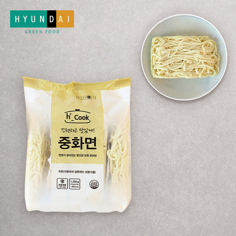 HCOOK 에이치쿡 냉동 중화면 (5입) 식자재 대용량 업소용 식재 유통 현대그린푸드 - 메인 이미지