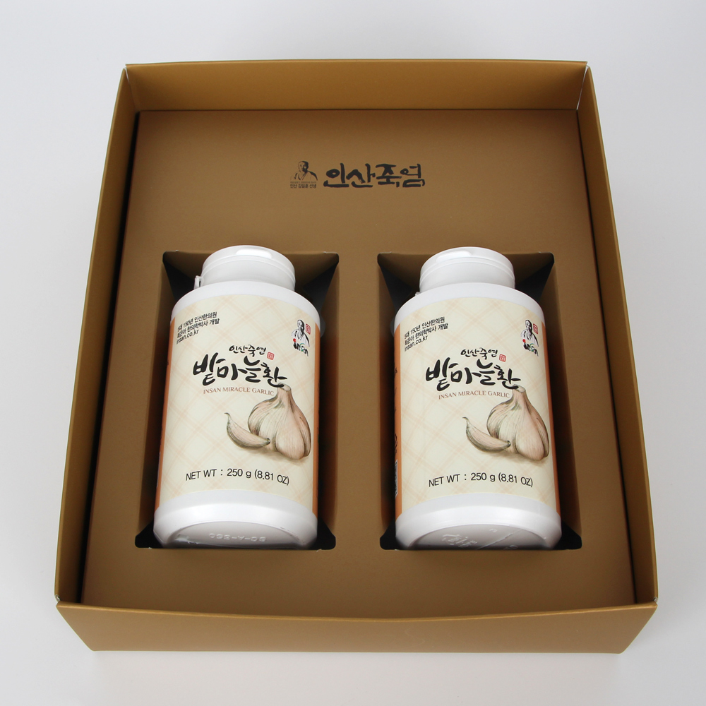 인산죽염 밭마늘환 2개 선물세트 [250g] - 상세 이미지 4