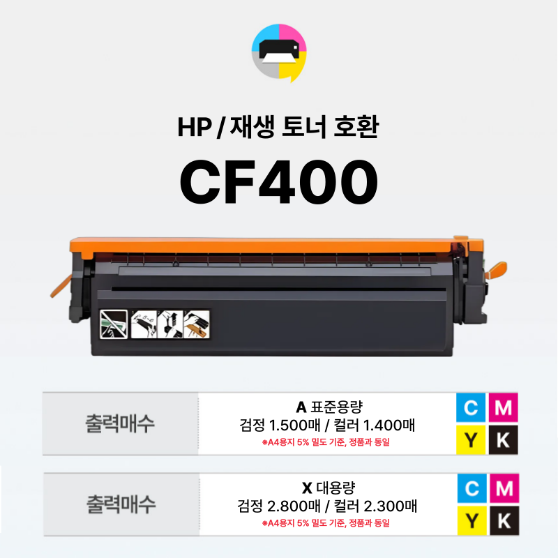 재생토너 HP CF400A M277dw M277n M252dw M252n - 상세 이미지 2