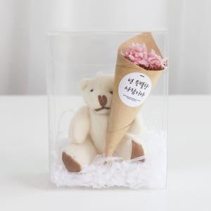 드라이 스타플라워 프리저브드 곰인형 초미니꽃다발 미니 고백선물 실사용 후기 | 효과 있을까? - 상품 이미지 2