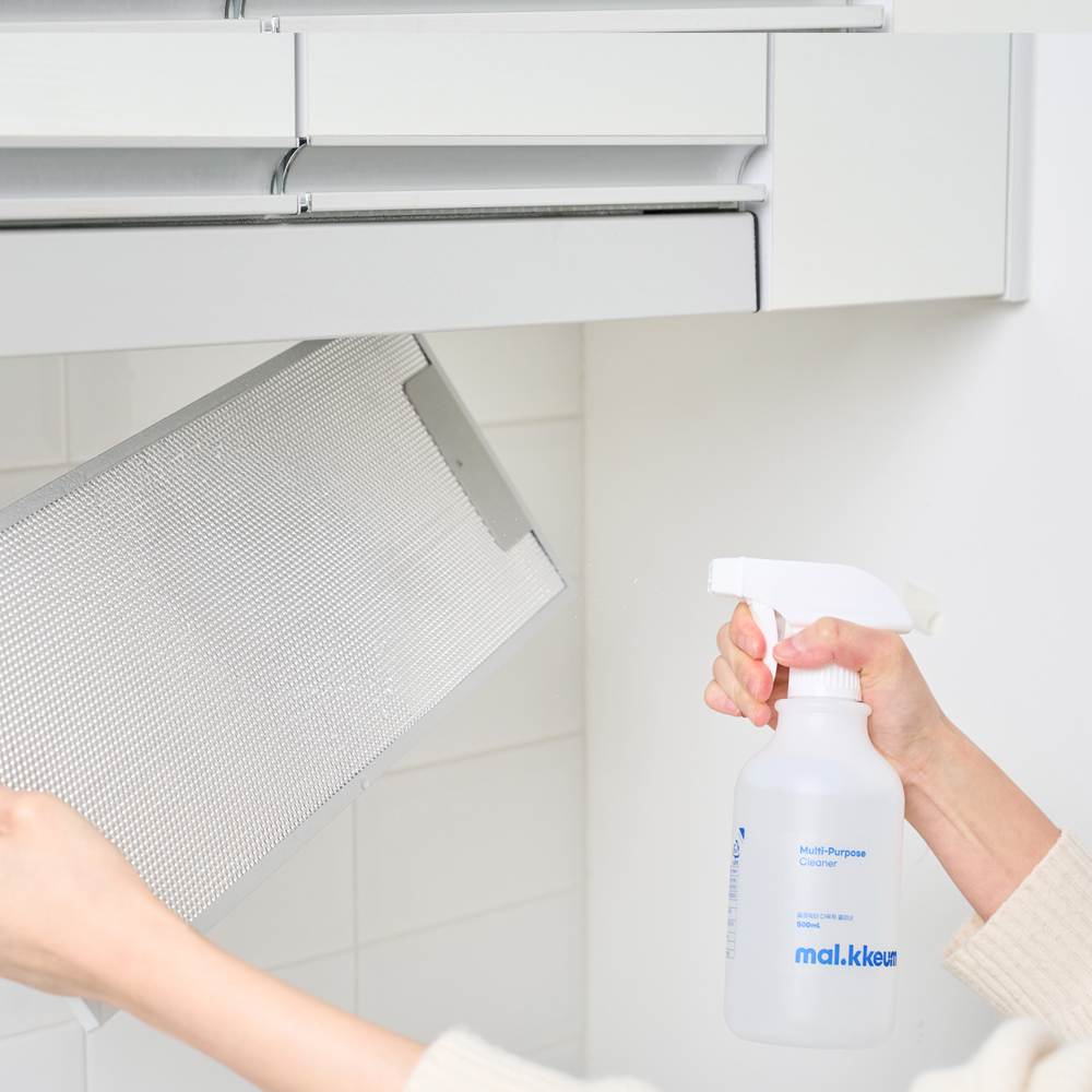 말끔워터 다목적 클리너 4개 주방기름때제거 가스렌지 후드 에어프라이어 환풍기 냉장고 키친클리너  세정제