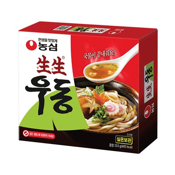 농심 생생우동 253g 20개 : 잇템초이