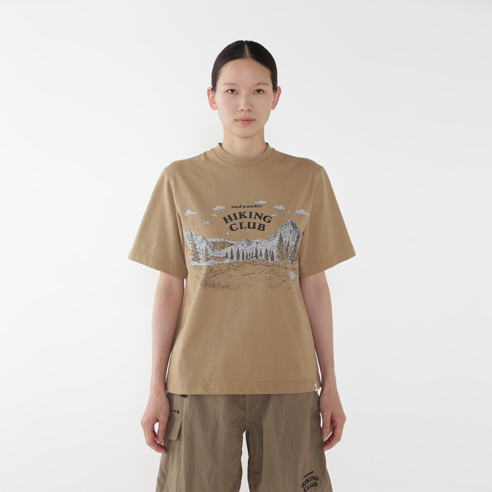 앤드원더 티셔츠 hiking club T 25SS 고프코어룩 5745164053 - 상세 이미지 3
