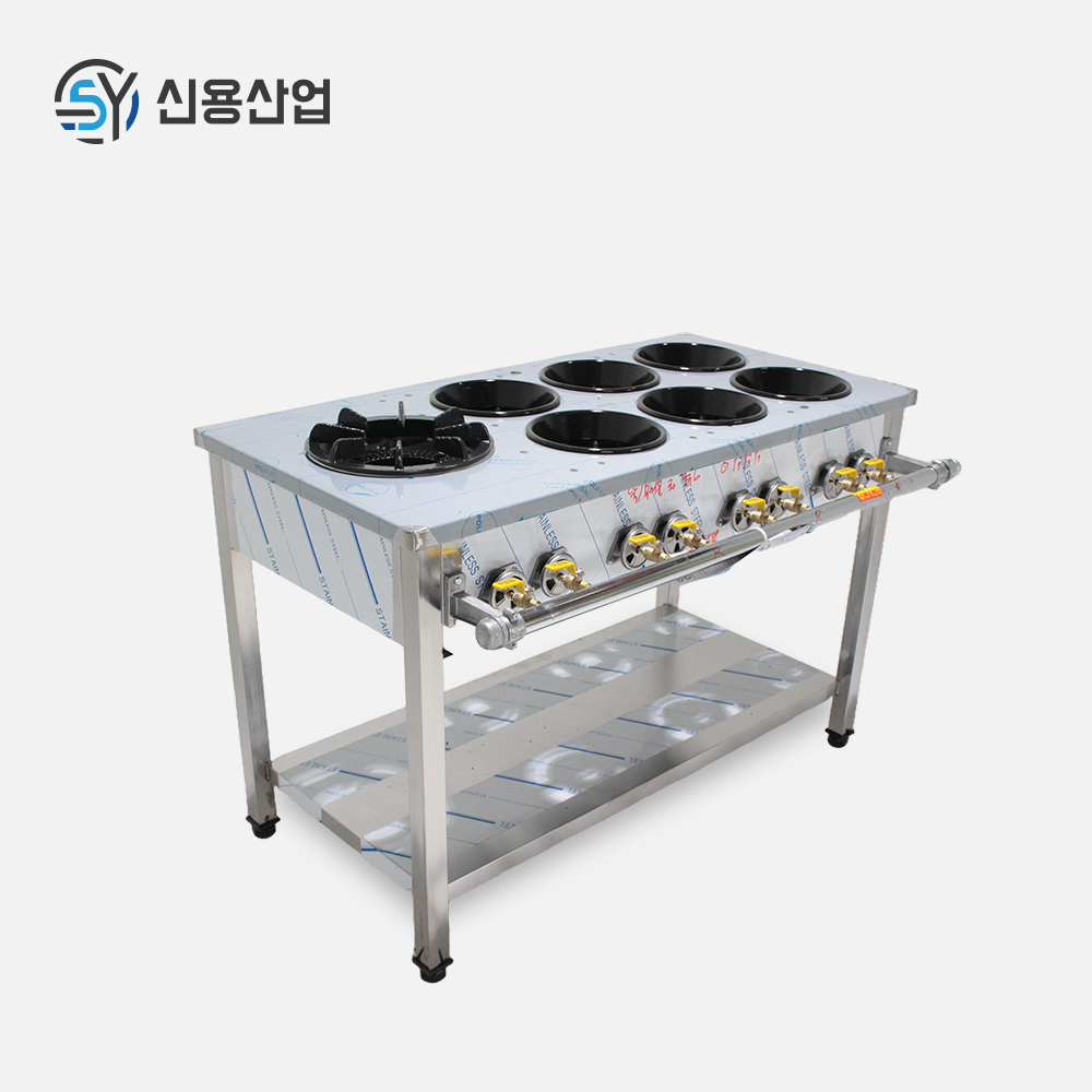 1200 좌열 모아불렌지 업소용 뚝배기 간택기 식당 화구 LNG