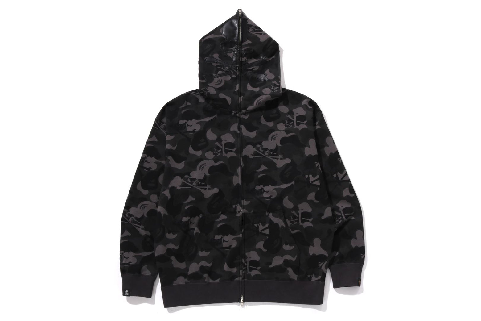 베이프 X MMJ 후드집업 SKULL CAMO RELAXED FIT FULL ZIP HOODIE 15TH 4월 신상 1L23-115-908 - 상세 이미지 4