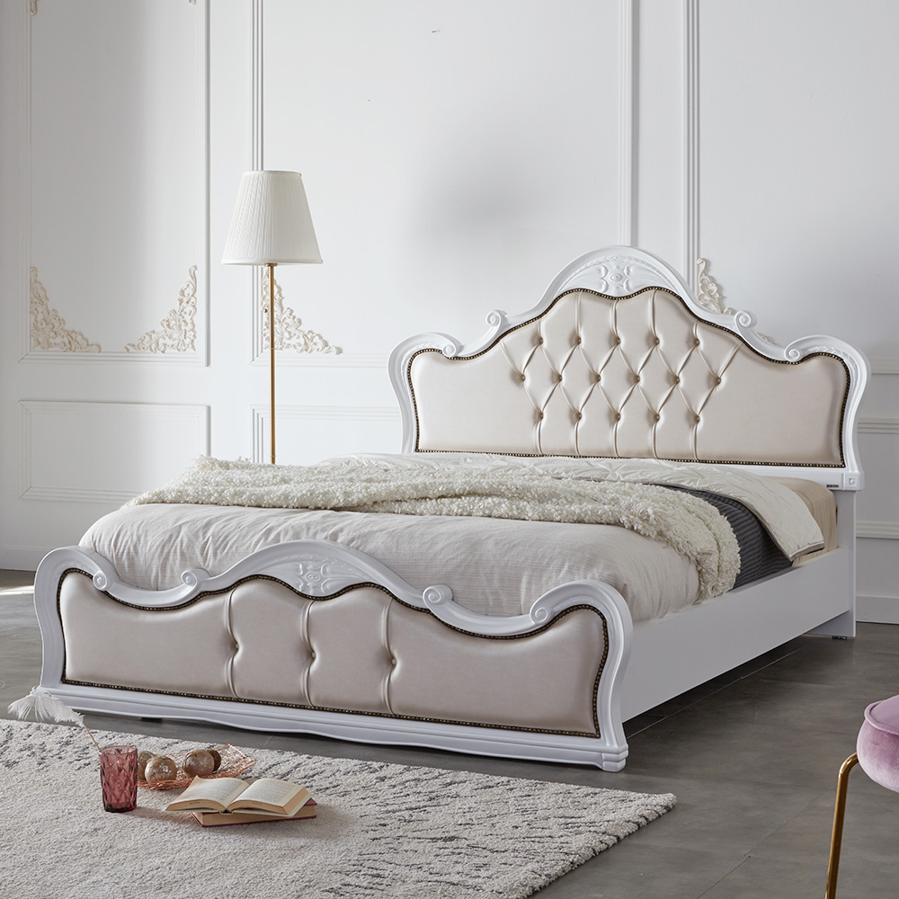 동서가구 세레나 엔틱퀸침대(독립매트) DF912032