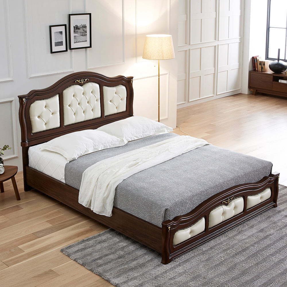 동서가구 사날 엔틱 퀸침대+케미컬10T DFS910501