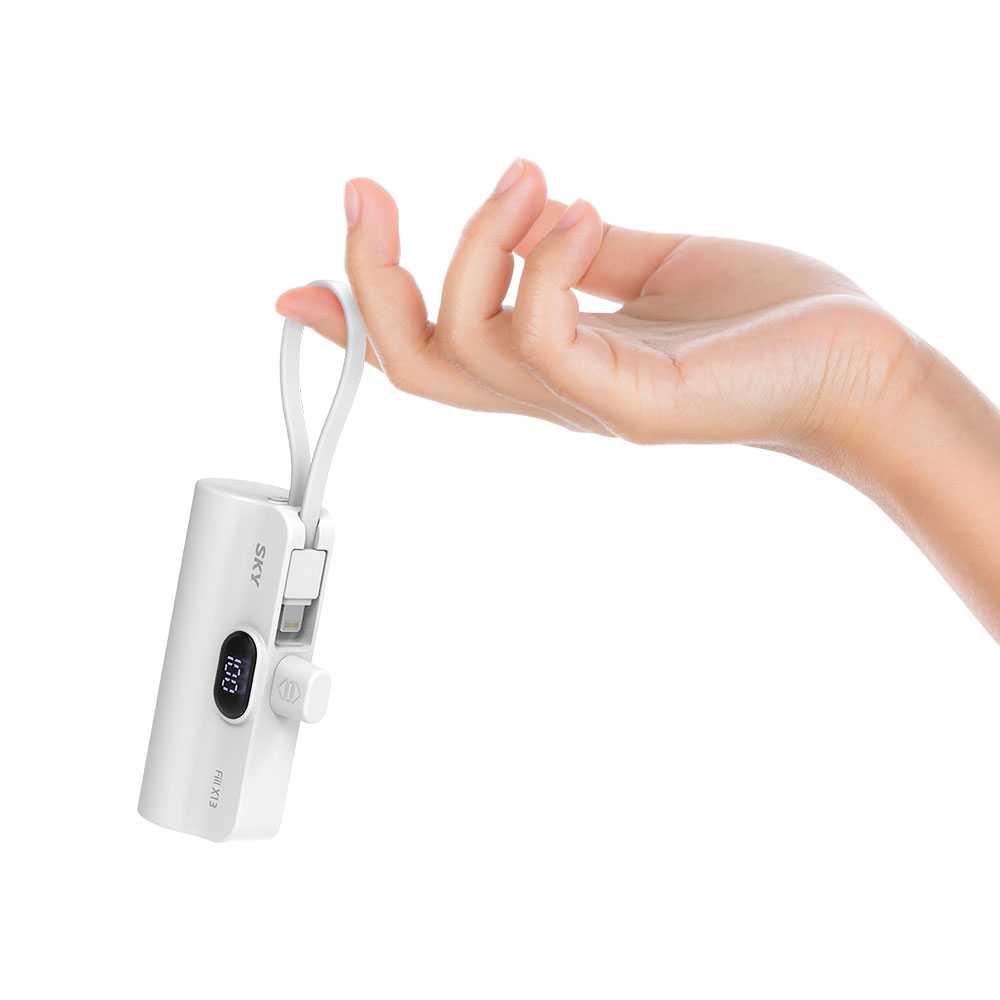 휴대용 보조배터리 미니 보조배터리 X13 보조배터리 5000mAh 보조배터리 LED 도킹형 배터리